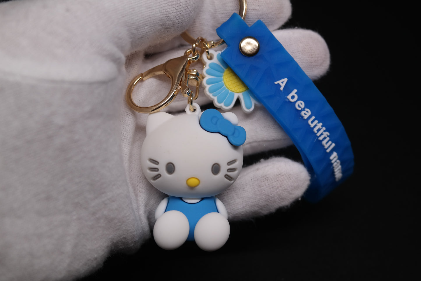 Heylo Kitty Blue Keyring
