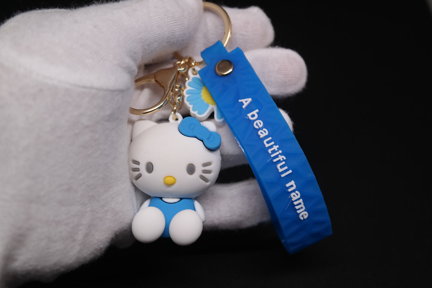 Heylo Kitty Blue Keyring