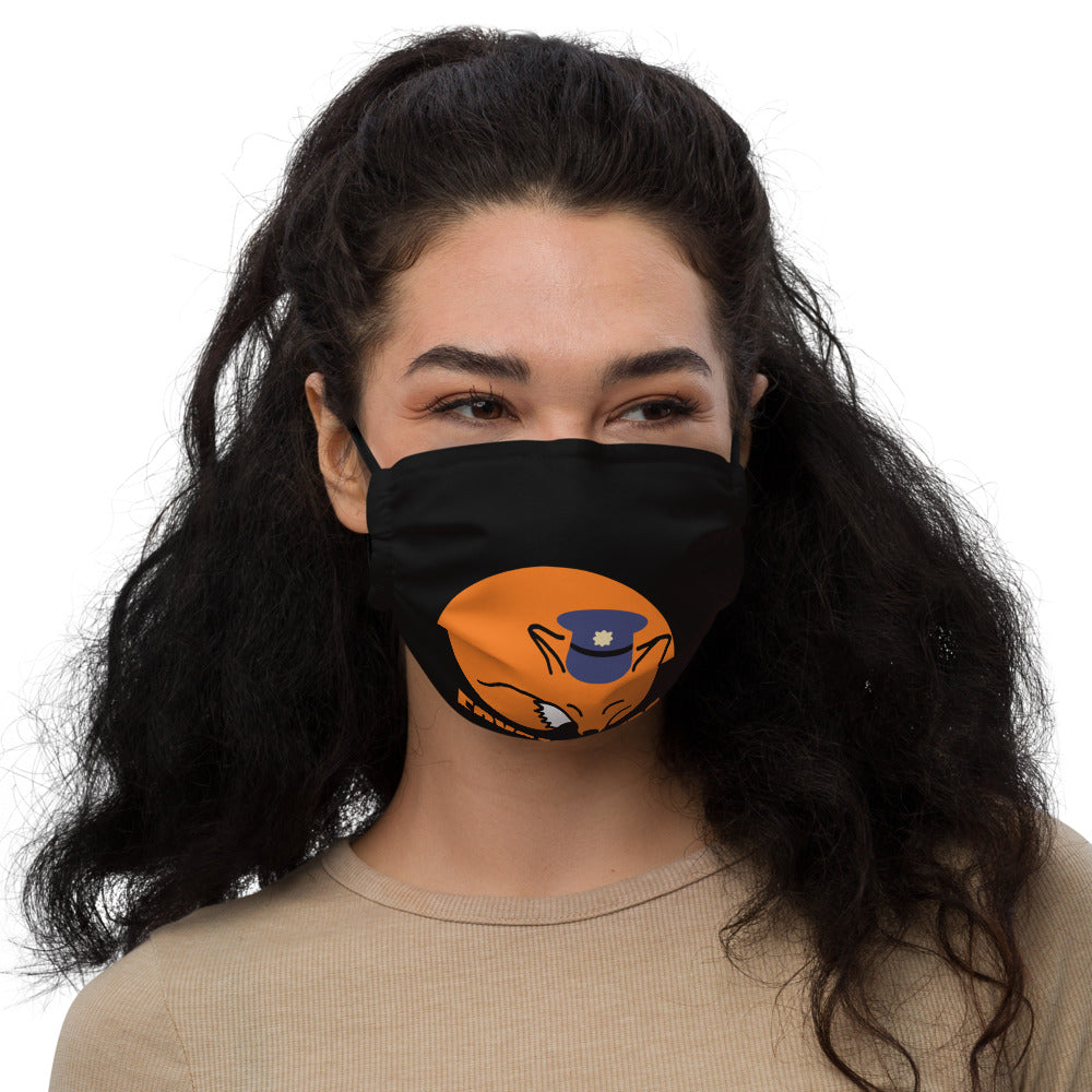Foxcatchers Black Premium face mask