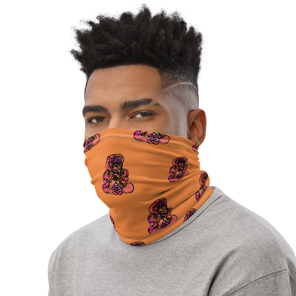 Orange Tiki - Neck Gaiter