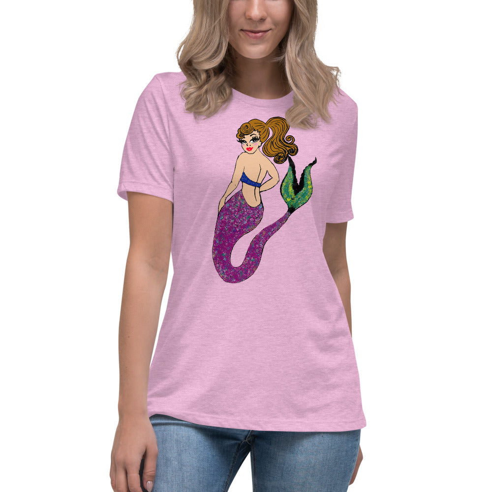 Mermaid -- Womens Relaxed T Shirt