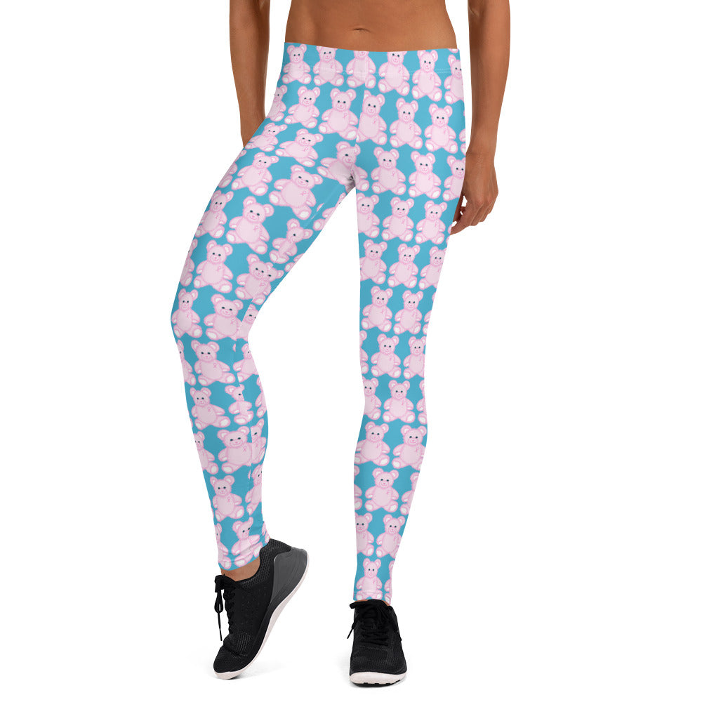 Pink Cancer Bear - Leggings