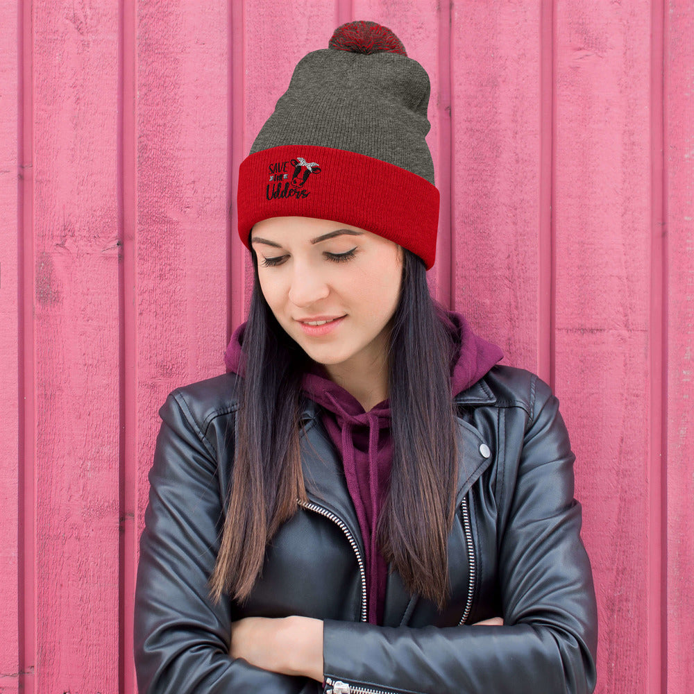 Save the Udders - Pom-Pom Beanie