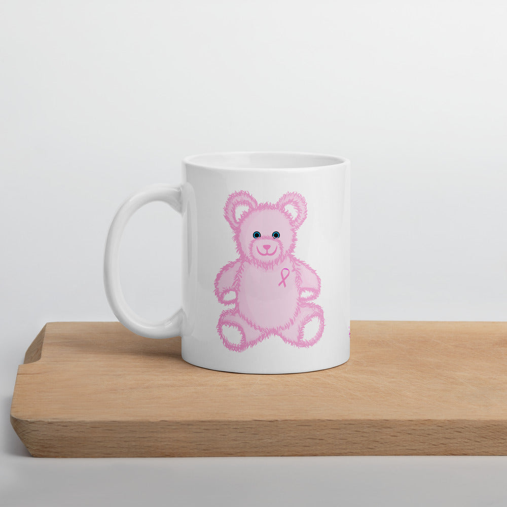 Pink Cancer Bear - Mug