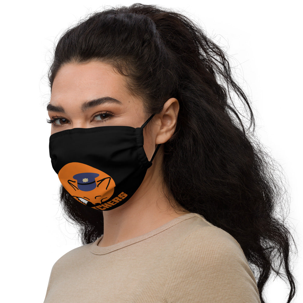 Foxcatchers Black Premium face mask