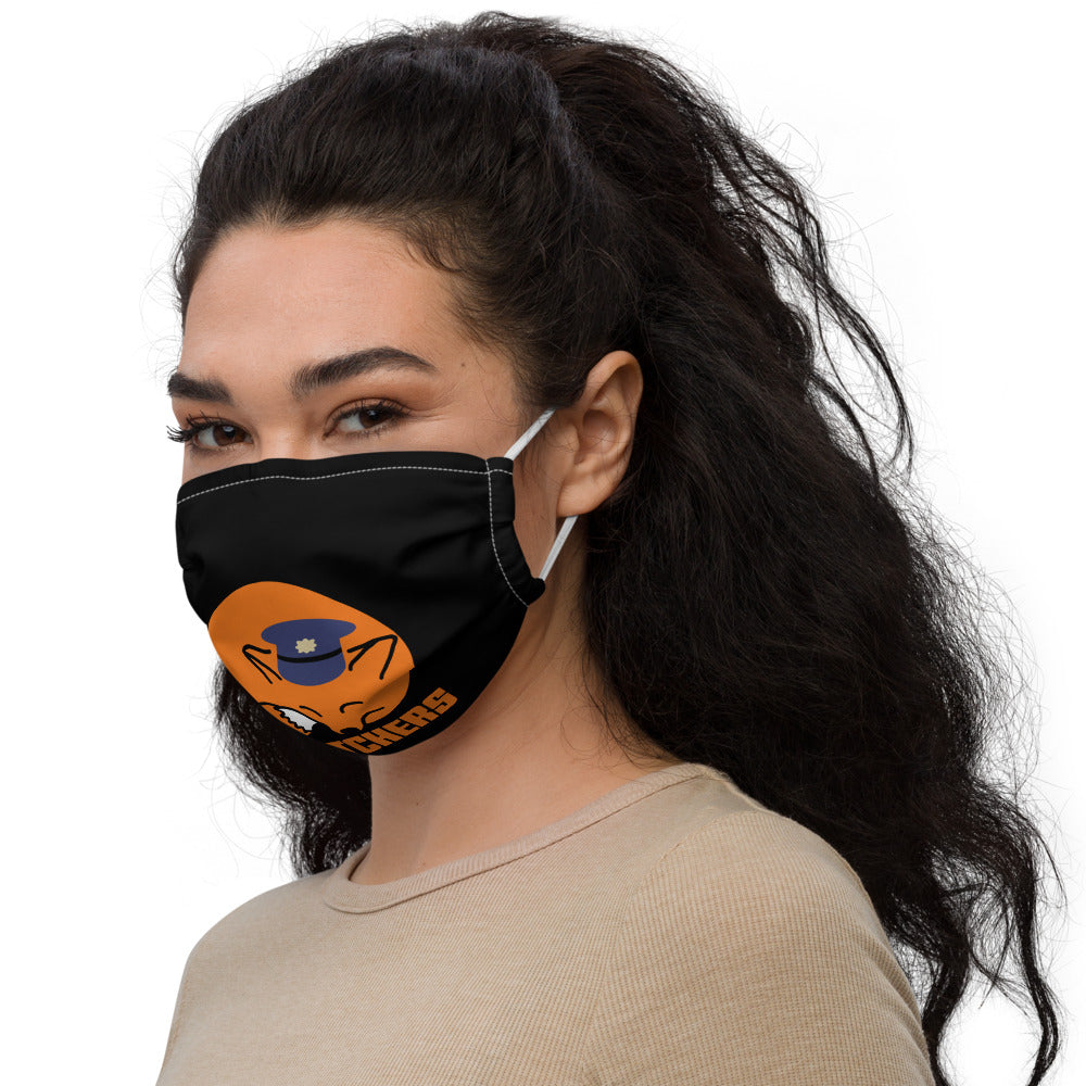 Foxcatchers Black Premium face mask