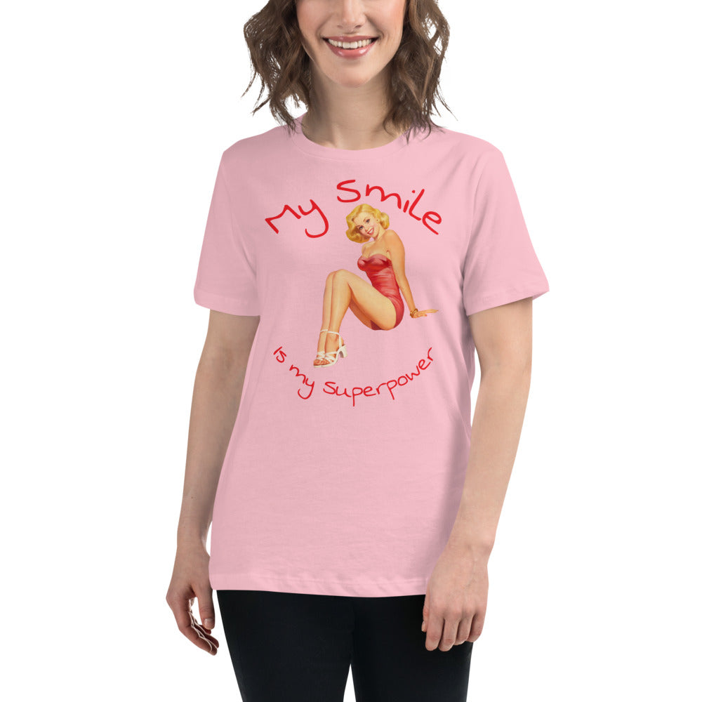 My Smile is my superpower - Women's Relaxed T-Shirt