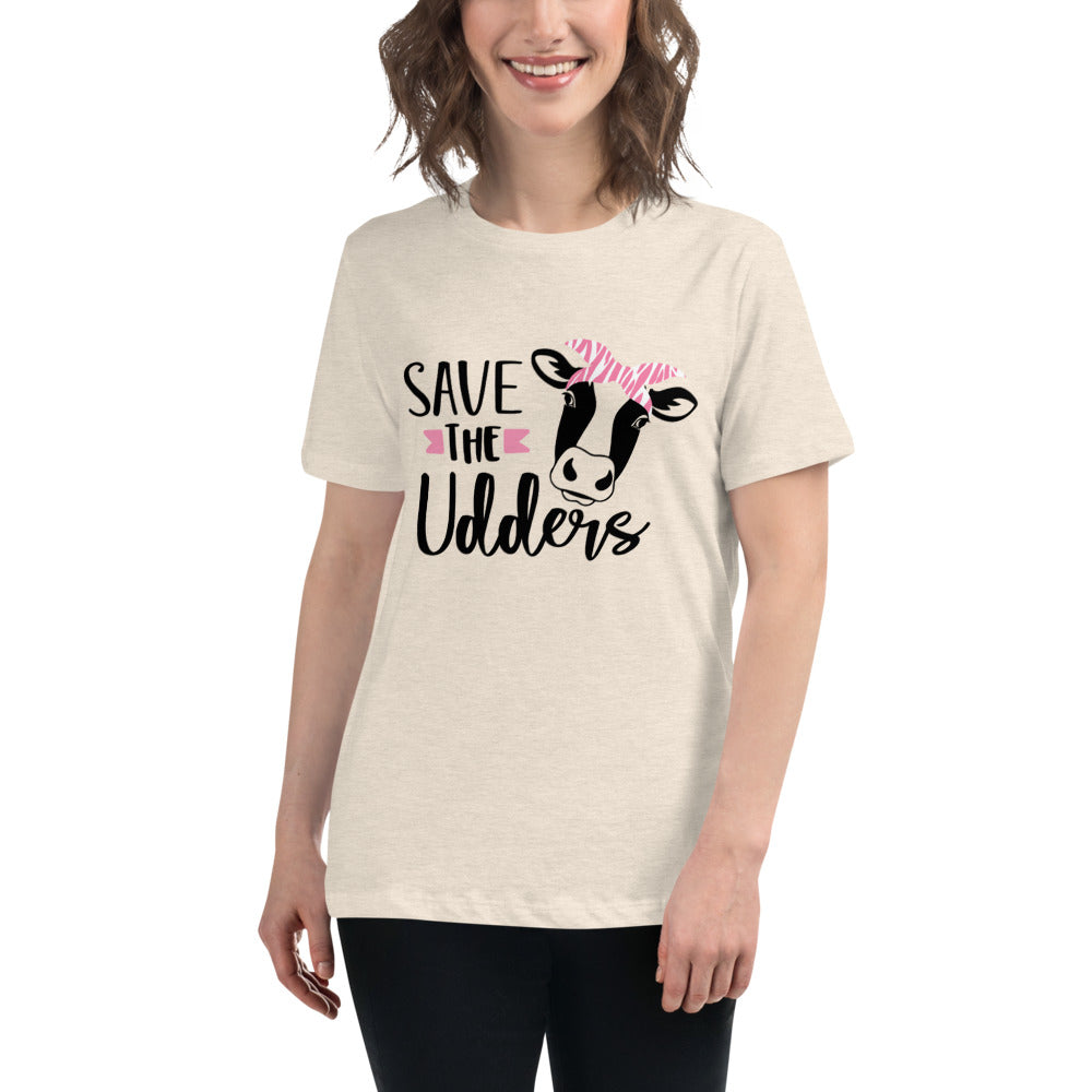 Save The Udders -- Womens Relaxed T Shirt