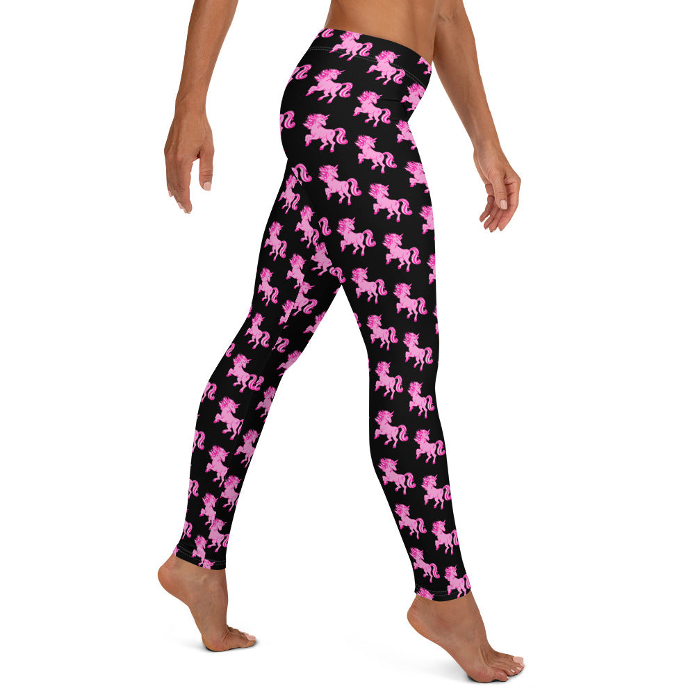Pink Cancer Unicorn - Leggings