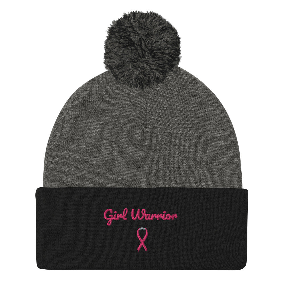 Girl Warrior - Pom-Pom Beanie