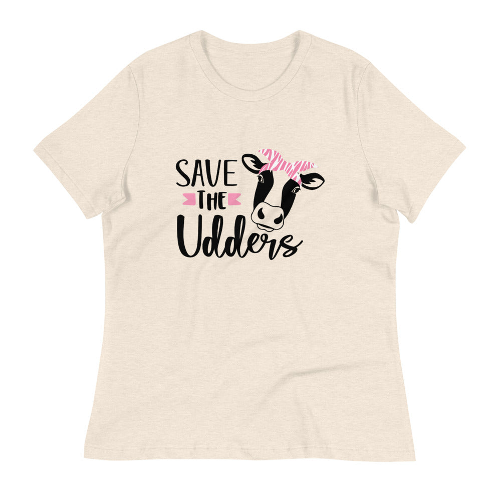 Save The Udders -- Womens Relaxed T Shirt