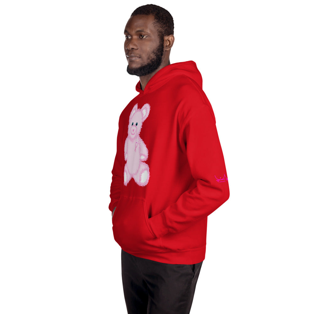 Pink Cancer Bear - Unisex Hoodie