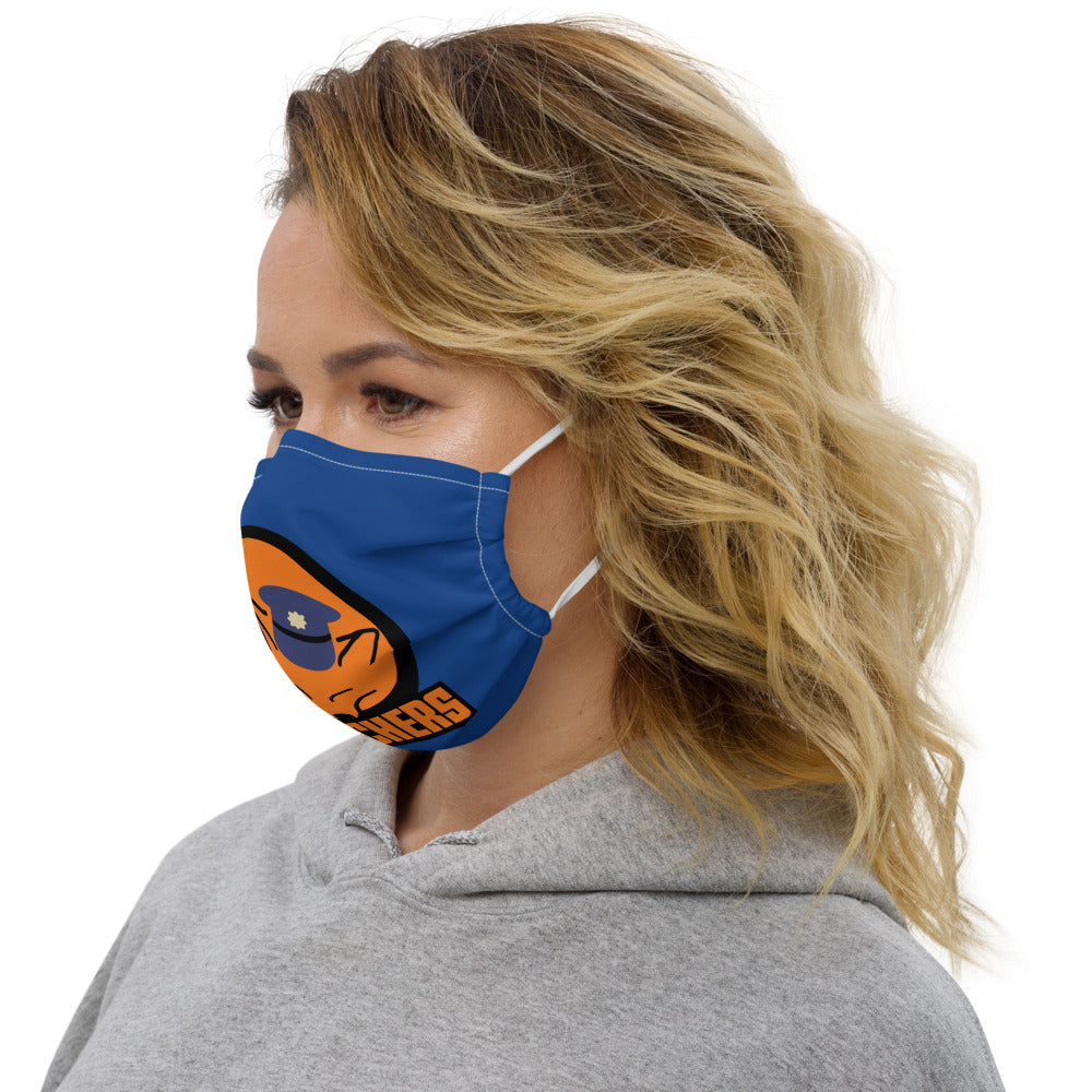 Foxcatchers Blue Premium face mask