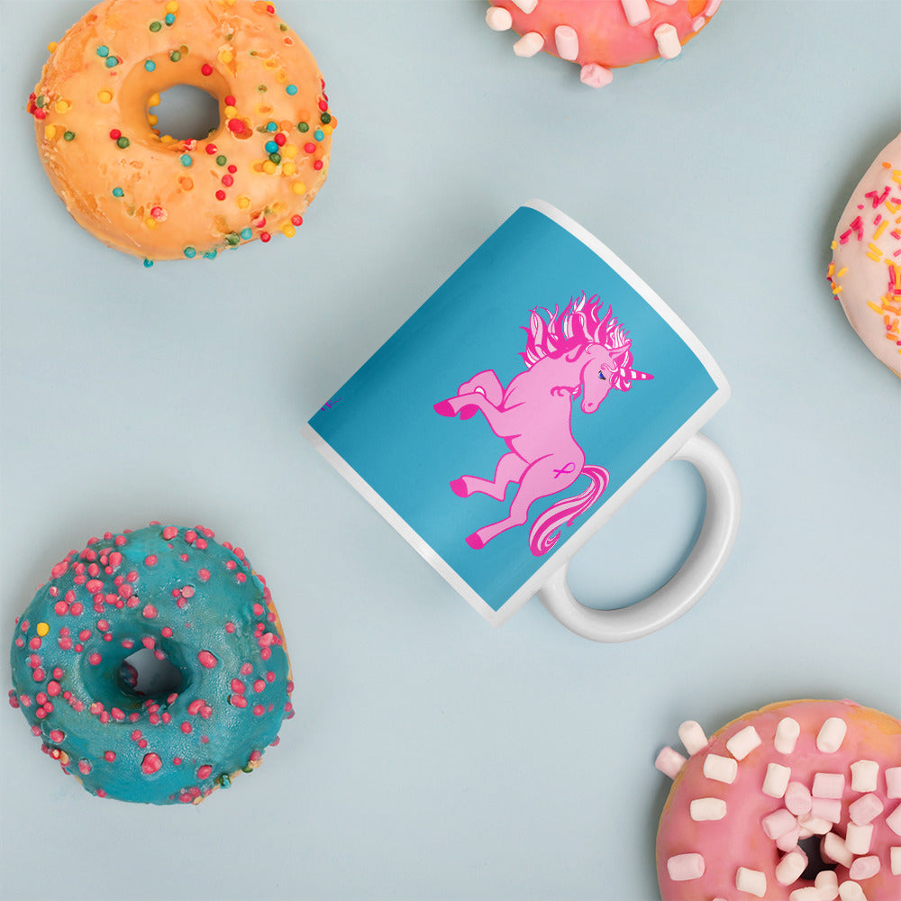 Pink Cancer Unicorn - Mug