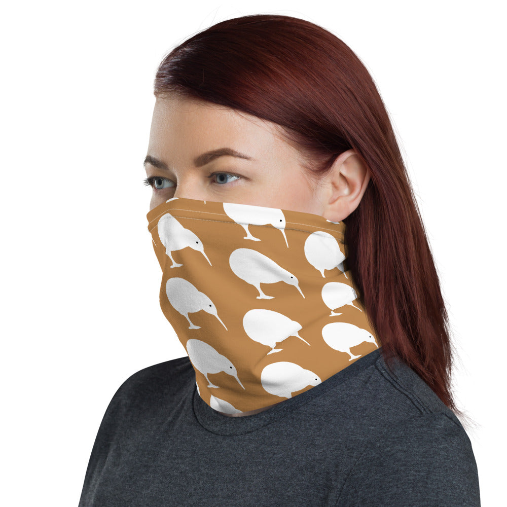 NZ Kiwi white Dark Nude - Neck Gaiter