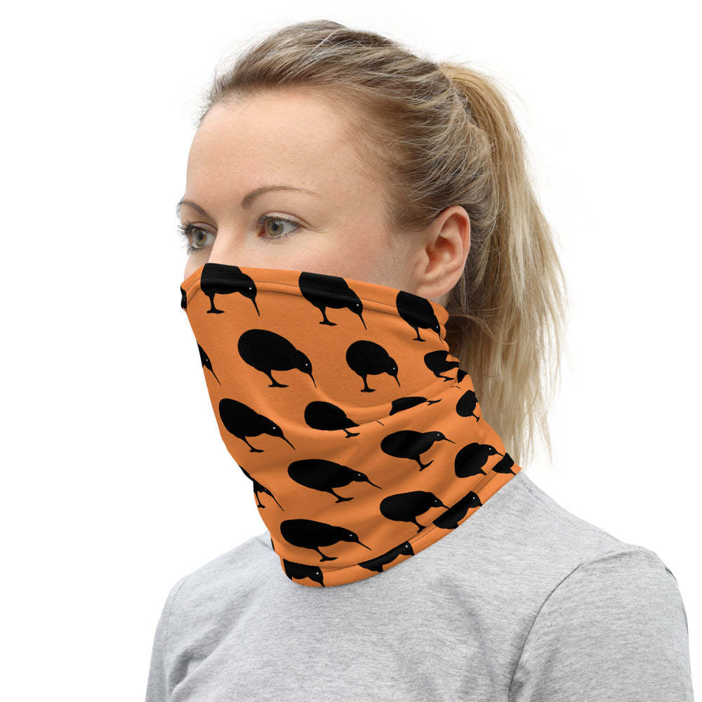 NZ Kiwi Medium Orange - Neck Gaiter