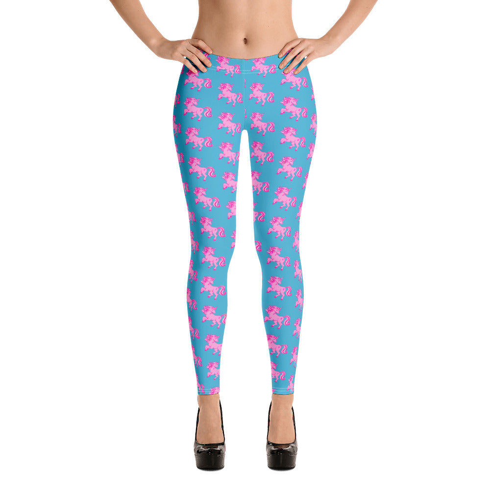 Pink Cancer Unicorn - Leggings