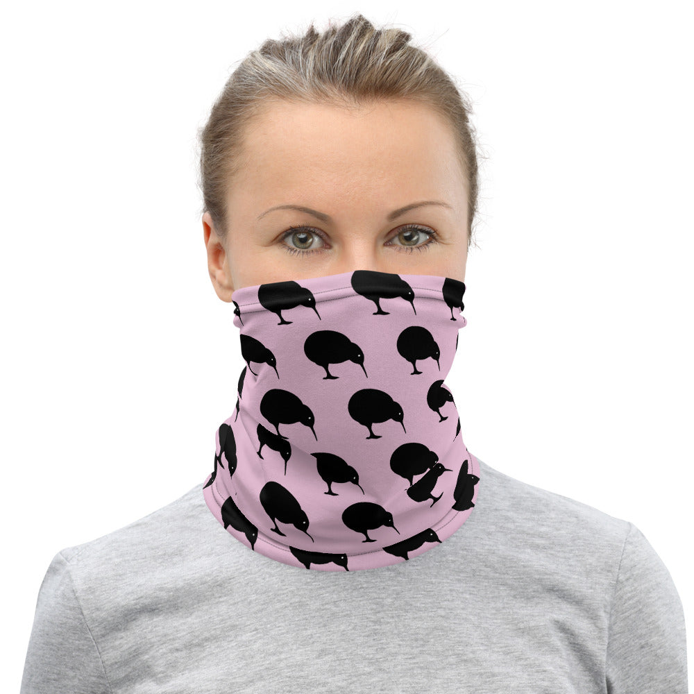 NZ Kiwi Lighter Pink - Neck Gaiter