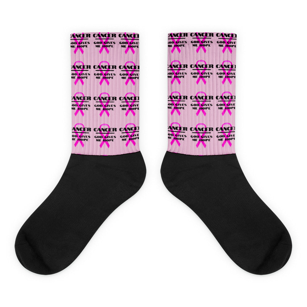 Cancer God Gives Me Hope Socks