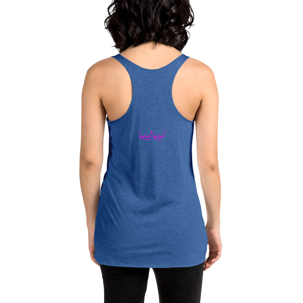 Pink Cancer Unicorn- Women's Racerback Tank