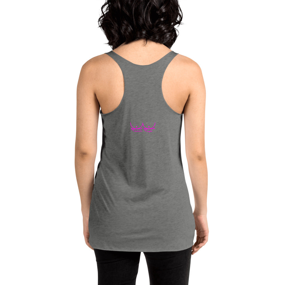 Pink Cancer Unicorn- Women's Racerback Tank