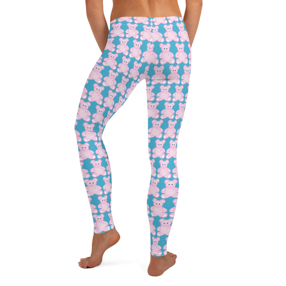 Pink Cancer Bear - Leggings