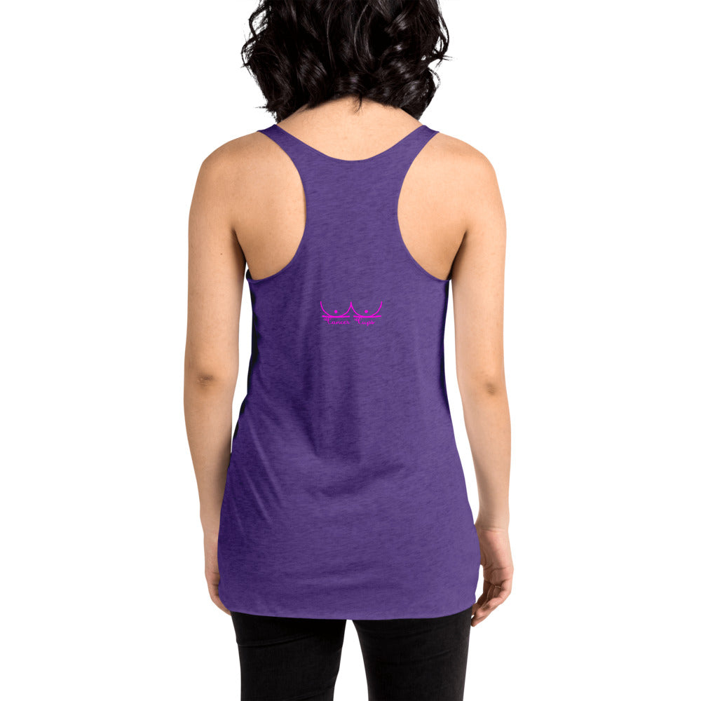 Pink Cancer Unicorn- Women's Racerback Tank