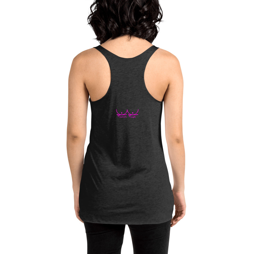 Pink Cancer Unicorn- Women's Racerback Tank