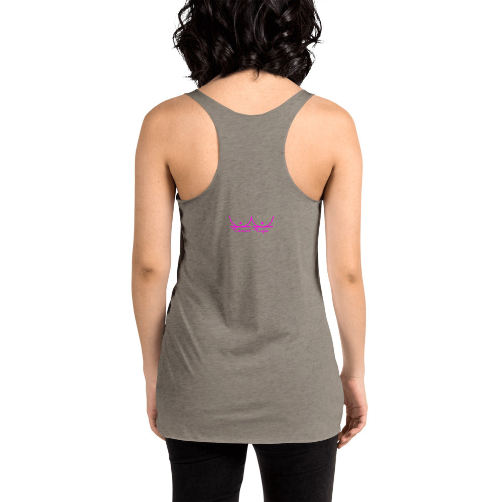 Pink Cancer Unicorn- Women's Racerback Tank