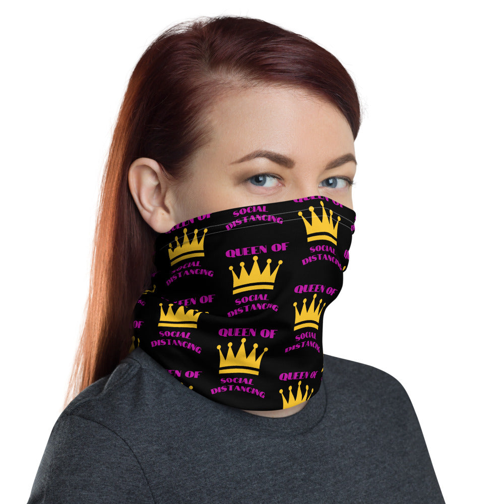 Queen of Social Distancing - Neck Gaiter