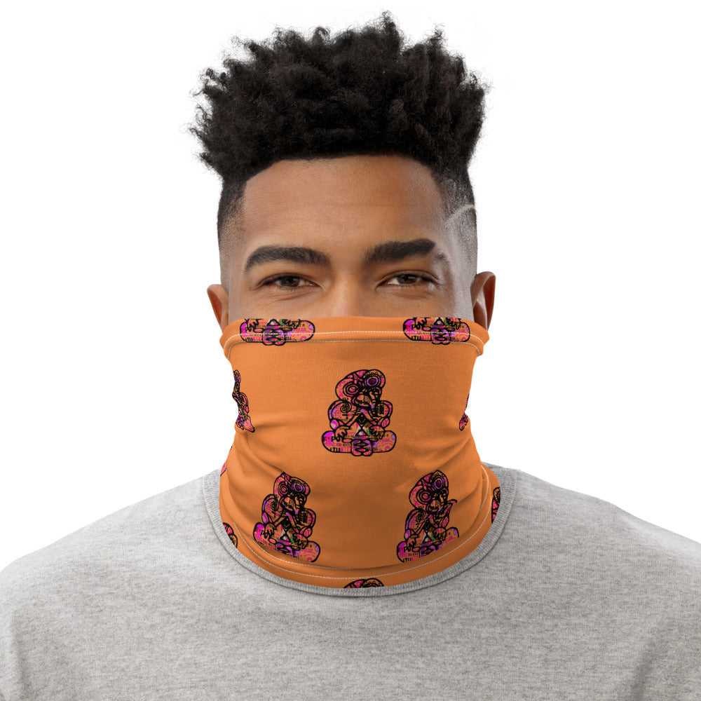 Orange Tiki - Neck Gaiter