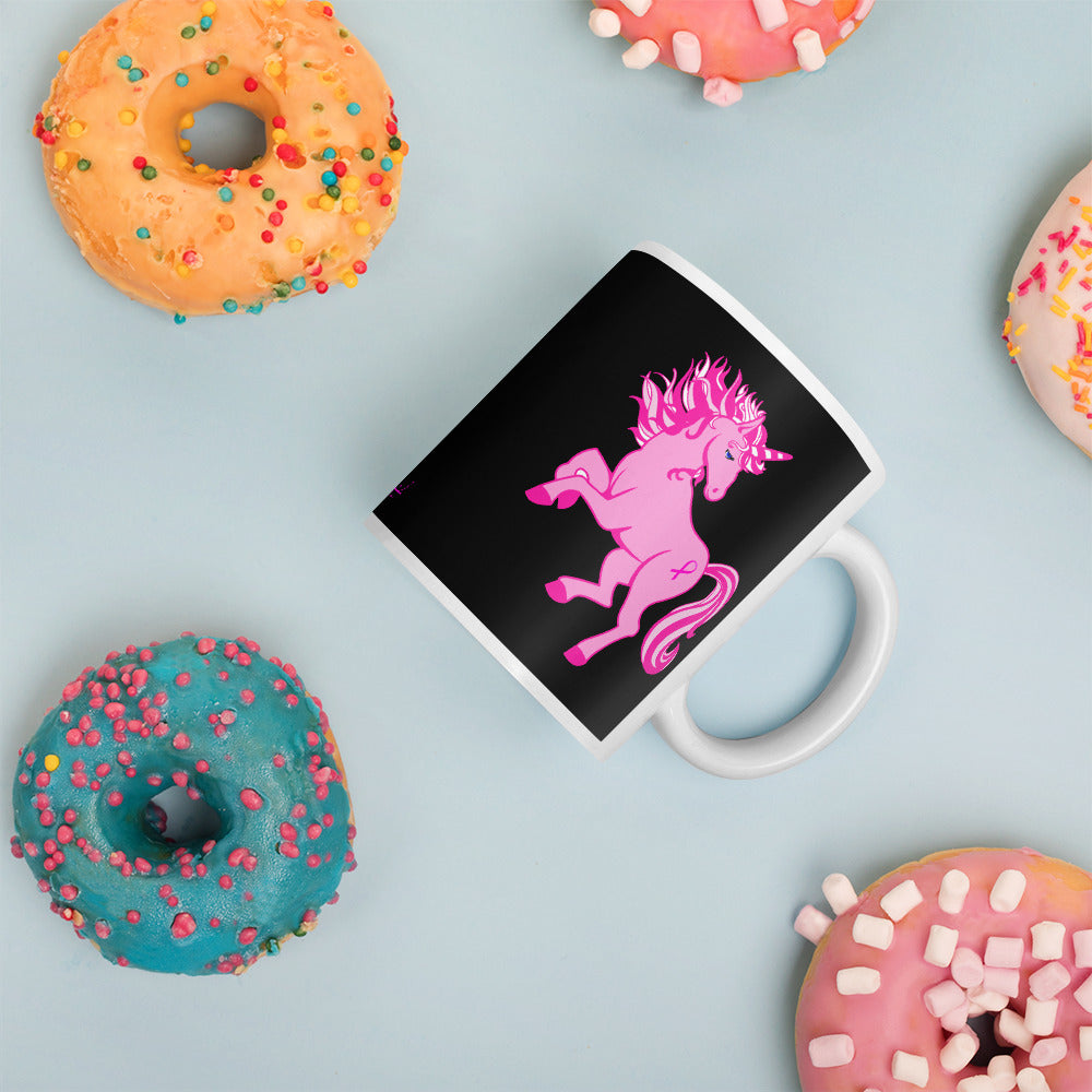 Pink Cancer Unicorn - Mug