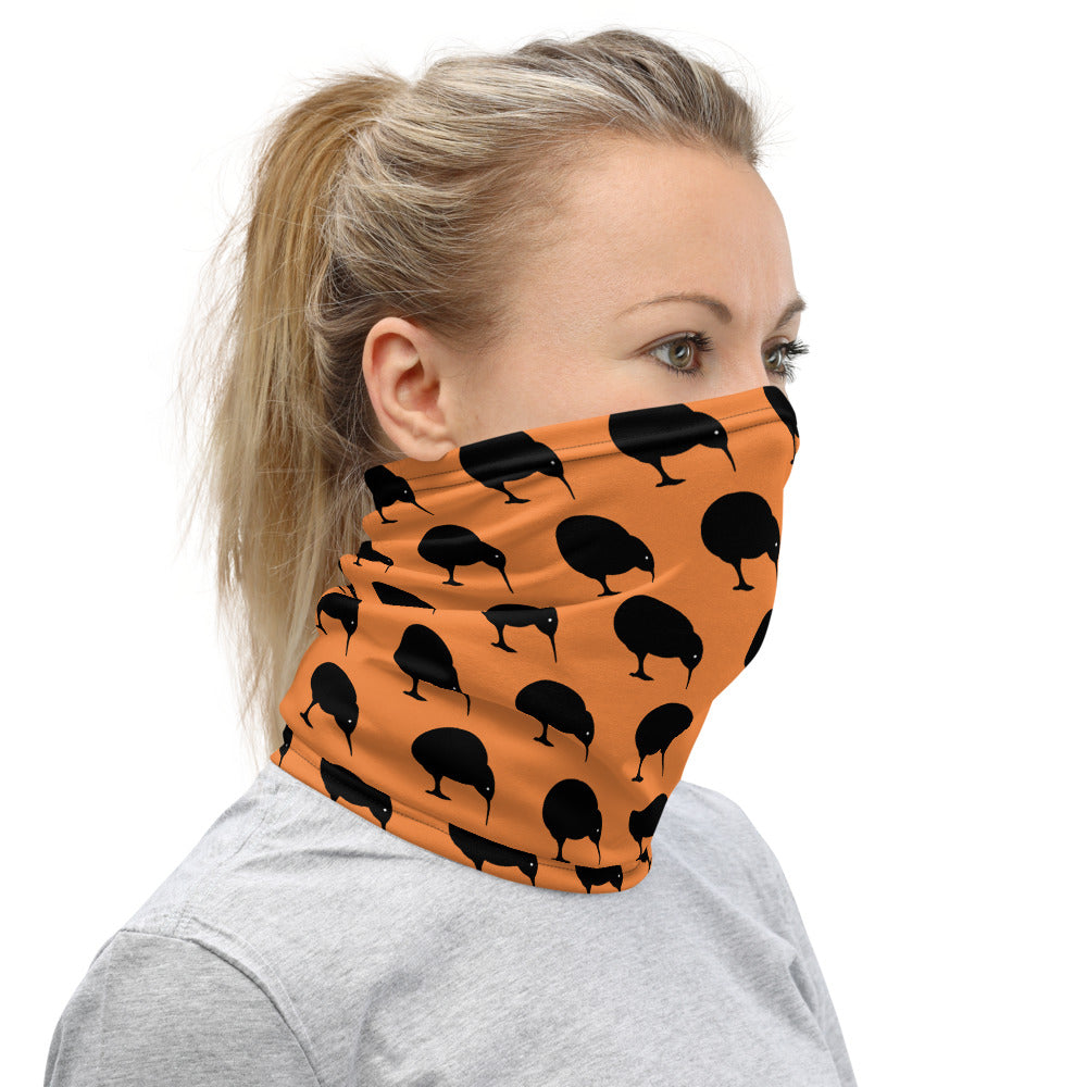 NZ Kiwi Medium Orange - Neck Gaiter