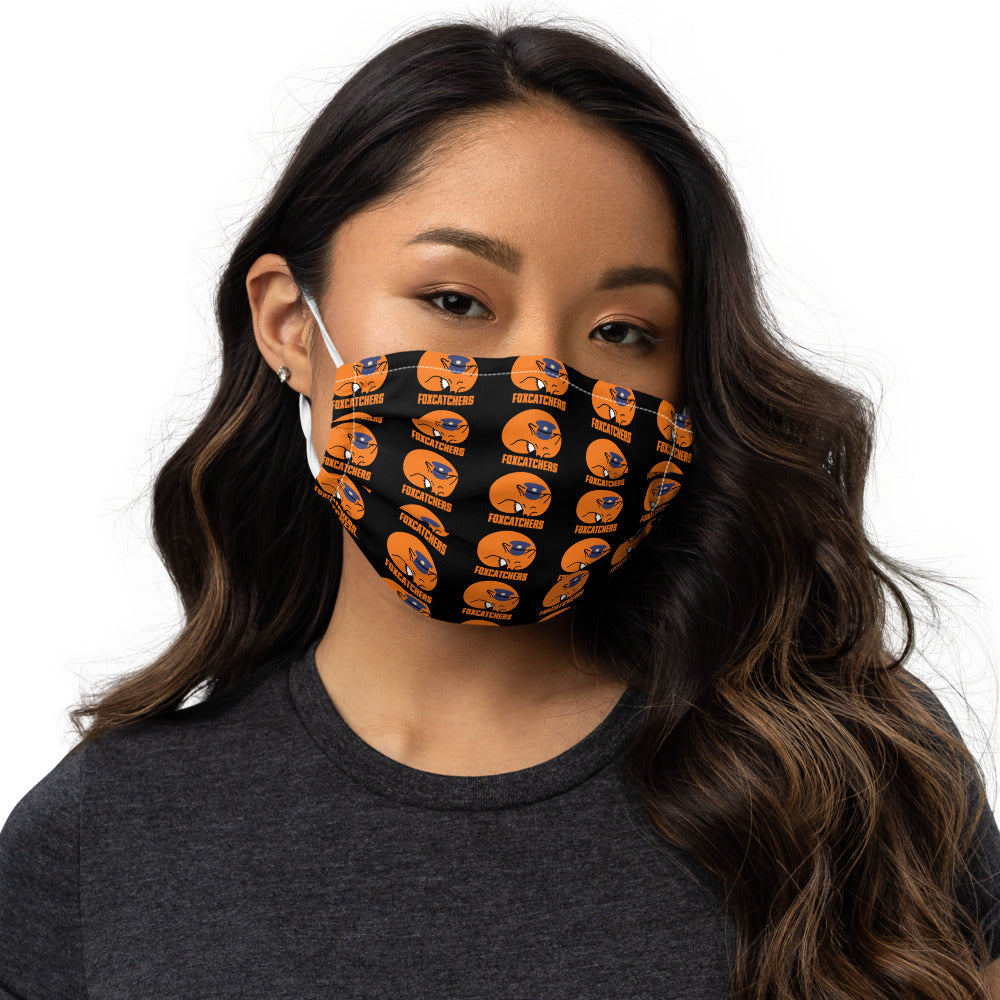 Foxcatchers black Premium face mask
