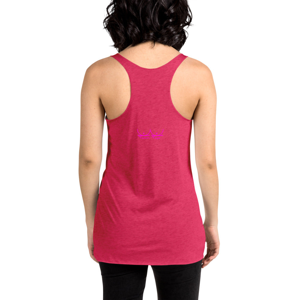Pink Cancer Unicorn- Women's Racerback Tank