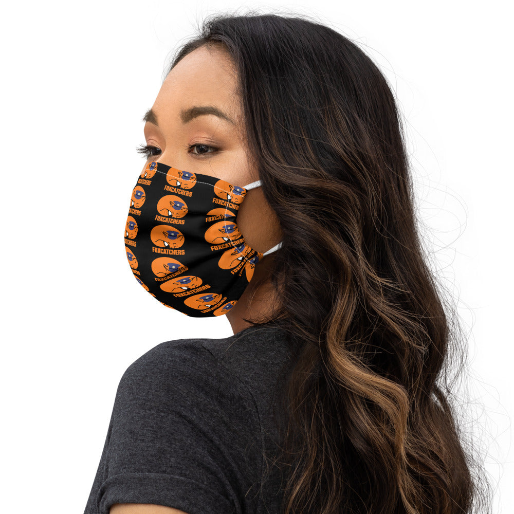 Foxcatchers black Premium face mask
