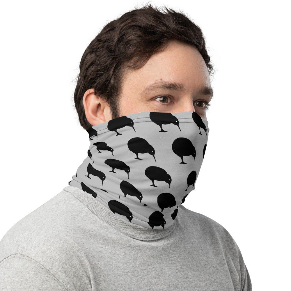 NZ Kiwi Light Grey - Neck Gaiter