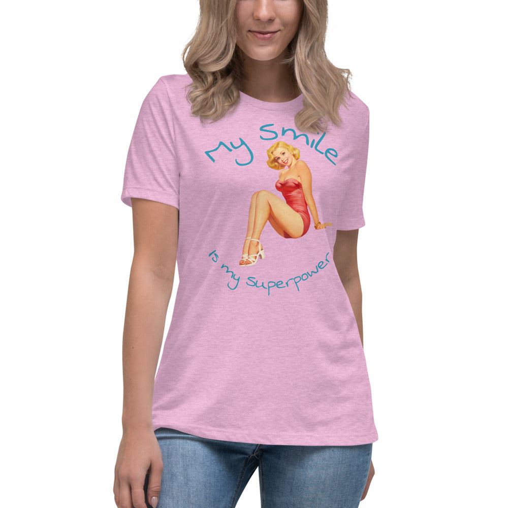 My Smile is my superpower - Women's Relaxed T-Shirt