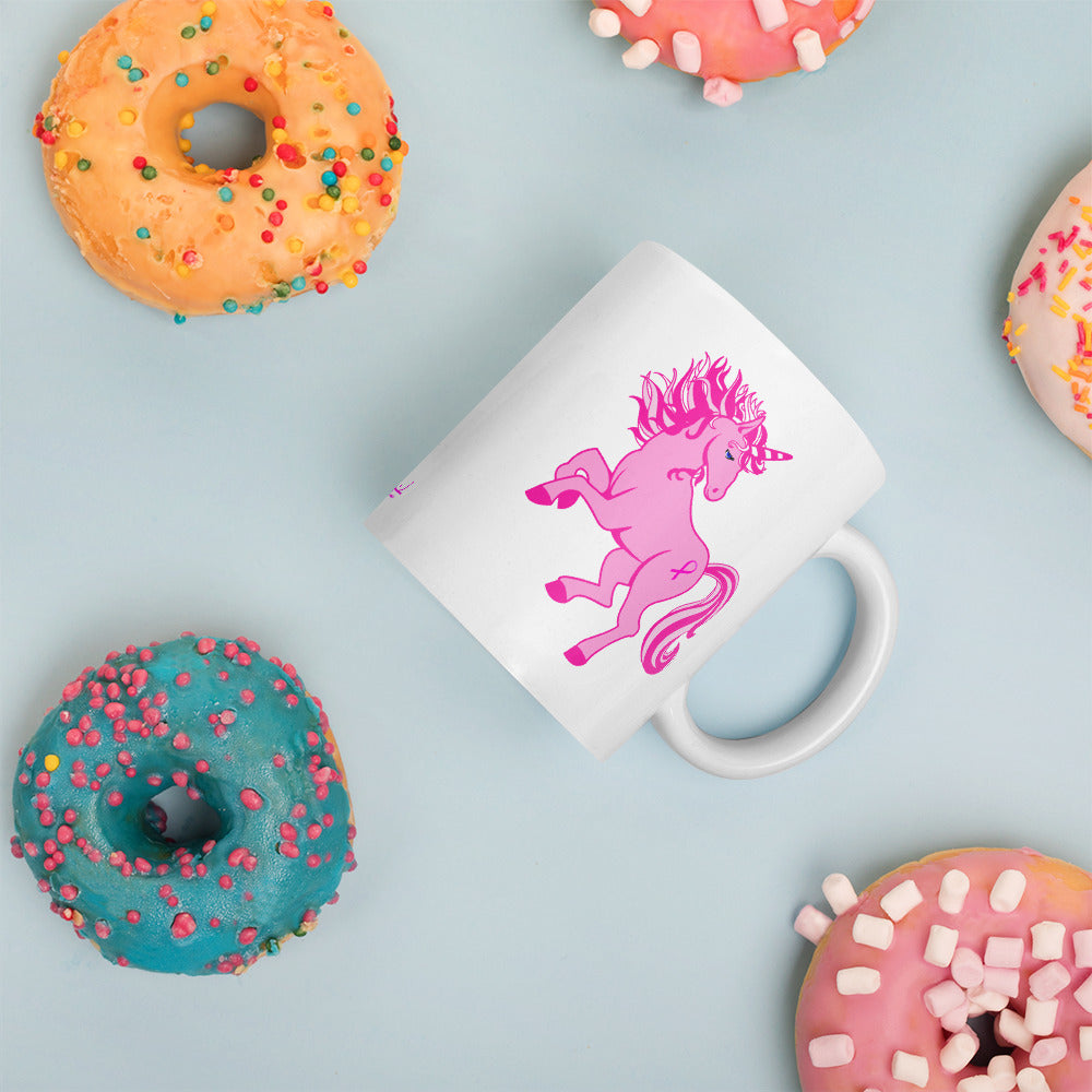Pink Cancer Unicorn - Mug