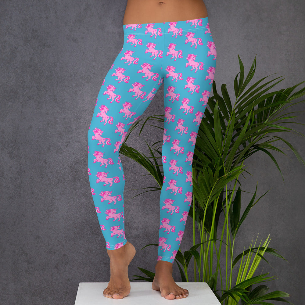 Pink Cancer Unicorn - Leggings