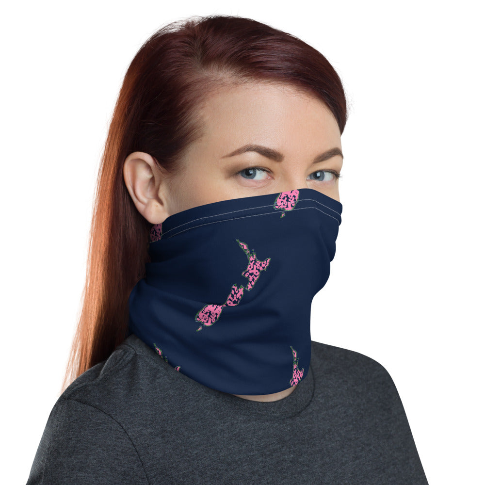 Screw Ewe Breast Cancer Navy - Neck Gaiter