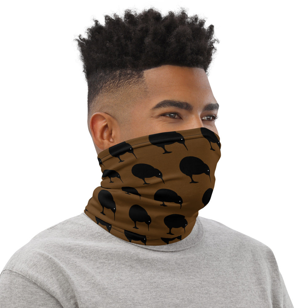 NZ Kiwi Dark Brown - Neck Gaiter
