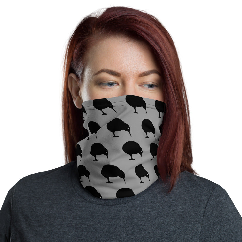 NZ Kiwi Med Grey - Neck Gaiter