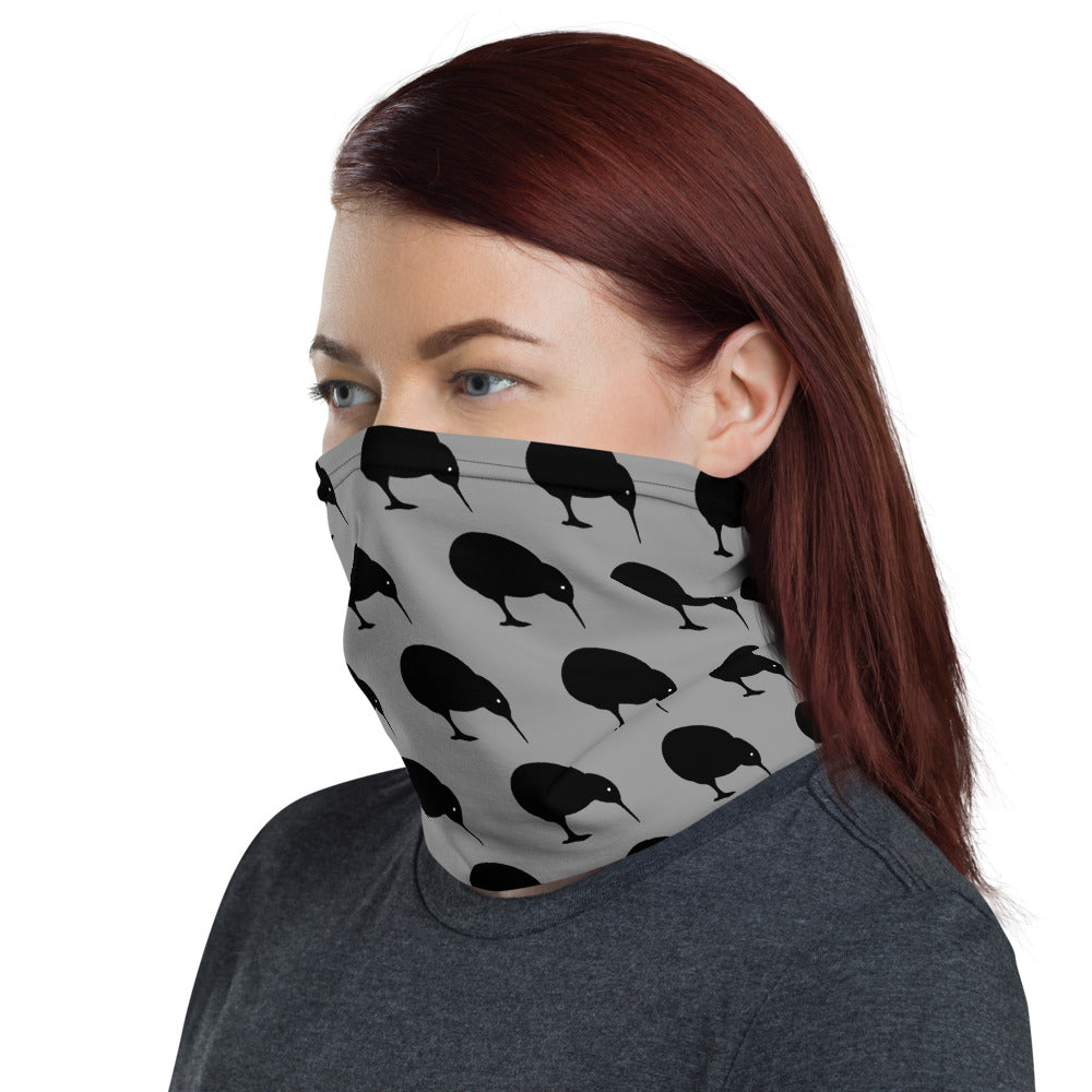 NZ Kiwi Med Grey - Neck Gaiter