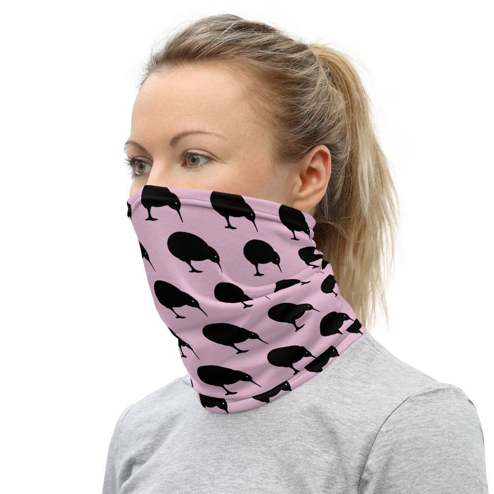 NZ Kiwi Lighter Pink - Neck Gaiter