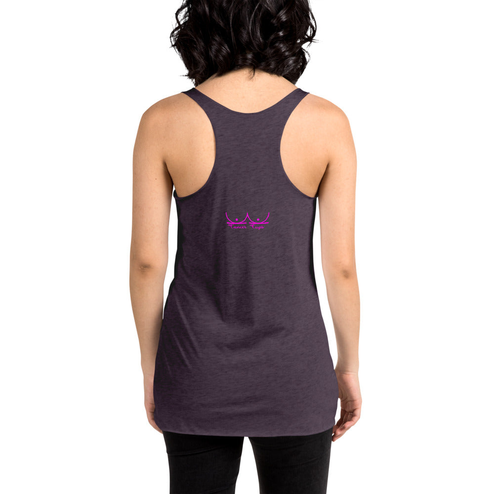 Pink Cancer Unicorn- Women's Racerback Tank