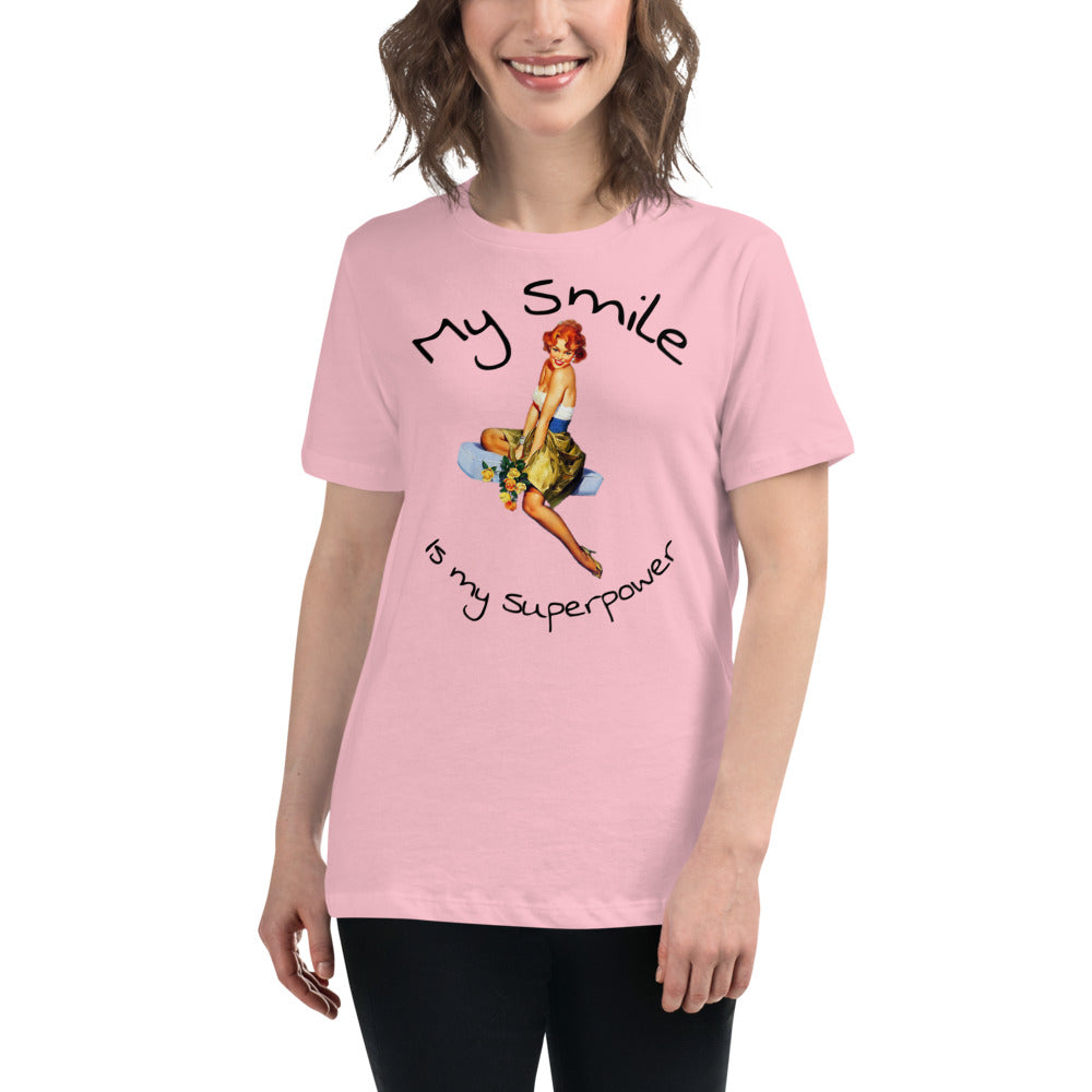 My Smile is my superpower - Women's Relaxed T-Shirt