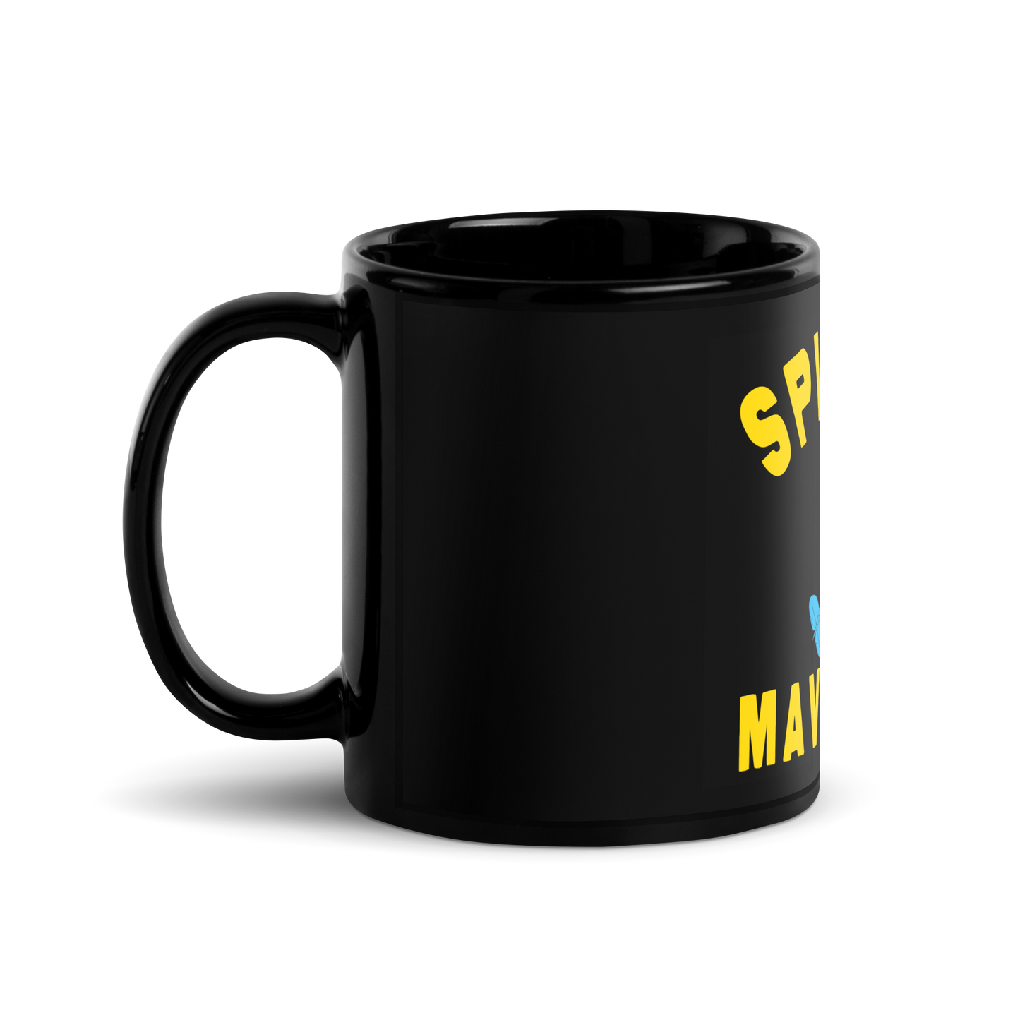 Spitfire Mavericks Black Glossy Mug