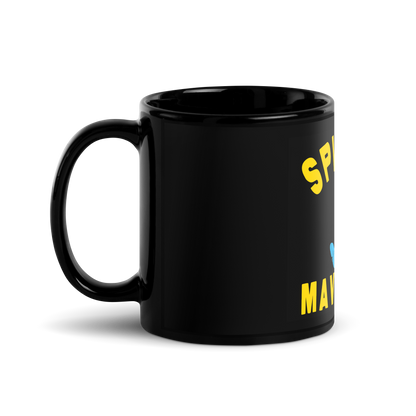 Spitfire Mavericks Black Glossy Mug