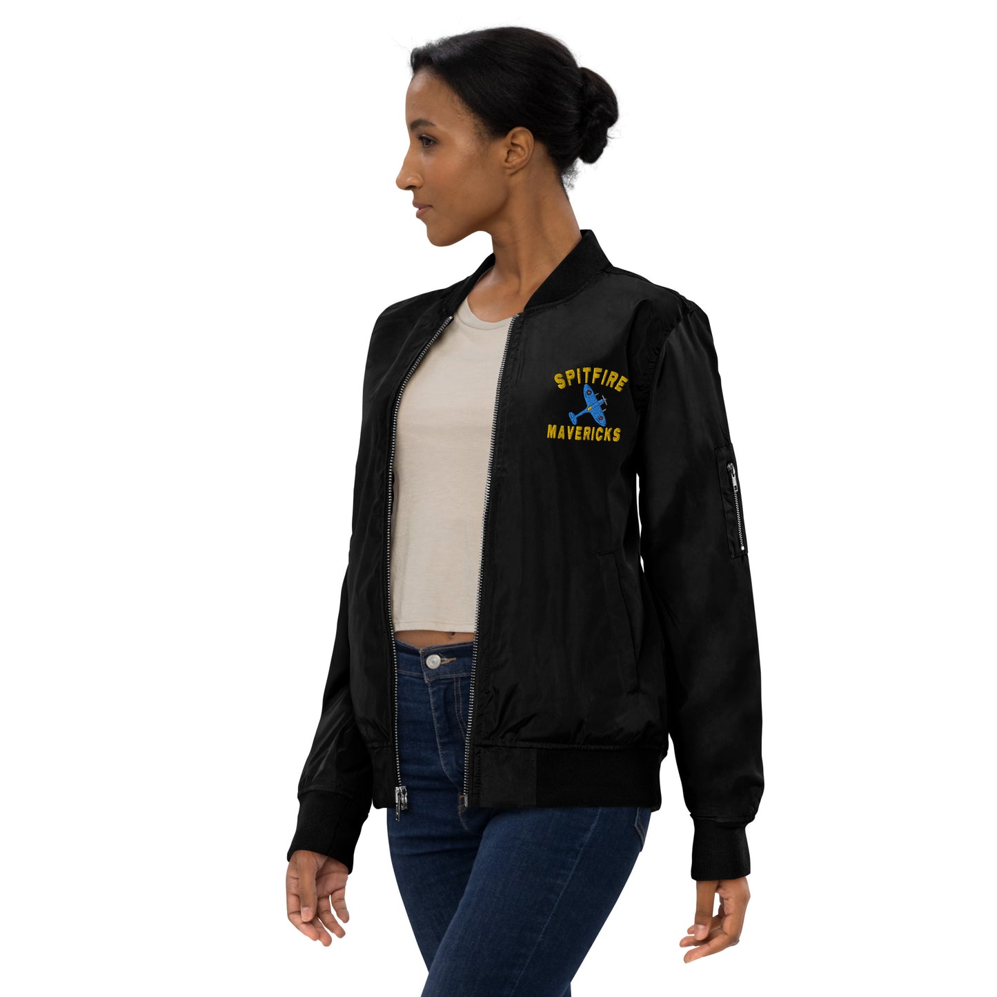 Spitfire Mavericks Premium recycled bomber jacket